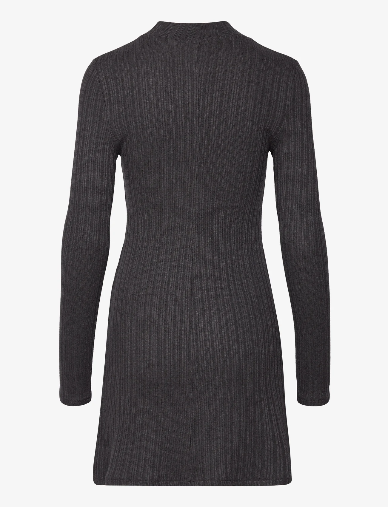 Mango - Short knitted dress - stickade klänningar - grey - 1