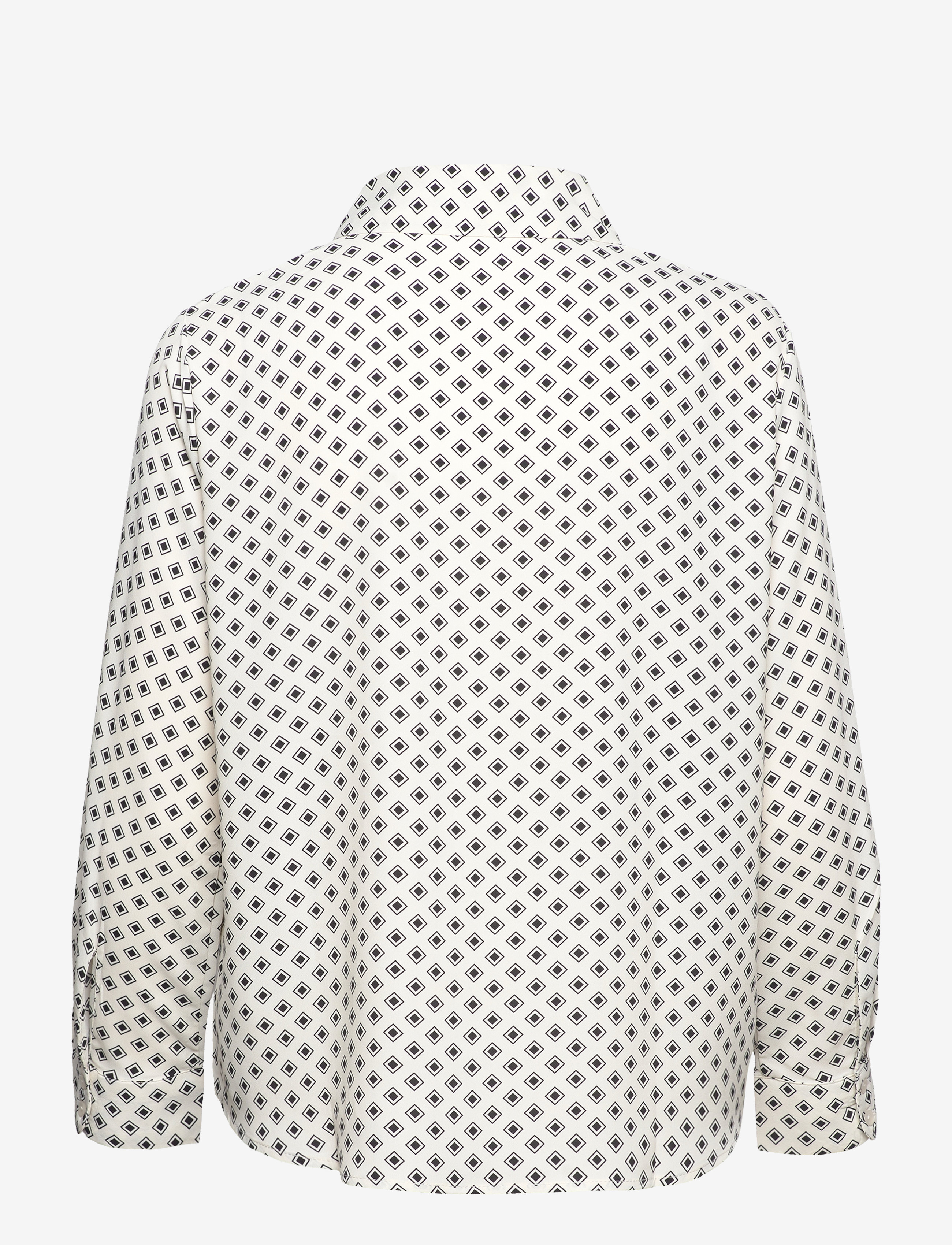 Mango - Buttoned flowy shirt - langermede skjorter - medium brown - 1