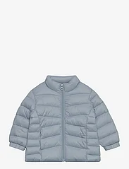 Mango - Side-zip quilted coat - de laveste prisene - lt-pastel blue - 0