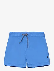 Mango - Cord plain swimming trunks - sommarfynd - medium blue - 0
