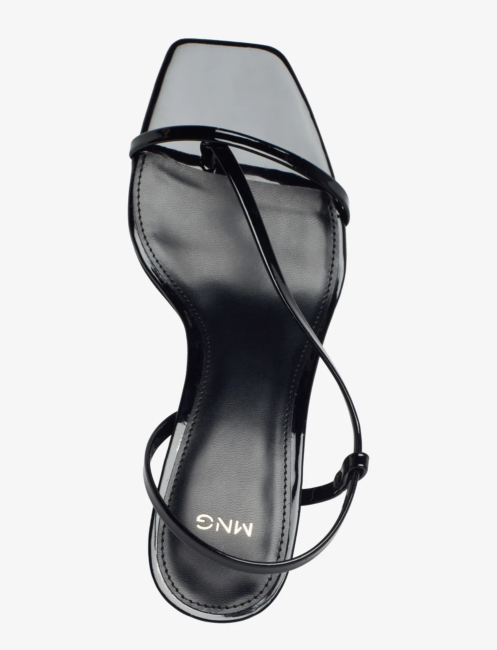 Mango strappy top heeled sandals