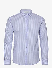 Mango - 100% cotton slim fit shirt - penskjorter - lt-pastel blue - 0