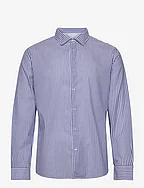 100% cotton slim fit shirt - NAVY