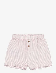 Mango - Cotton striped shorts - sweatshorts - white - 0
