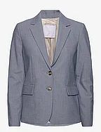 Peak lapel suit blazer - LT-PASTEL BLUE