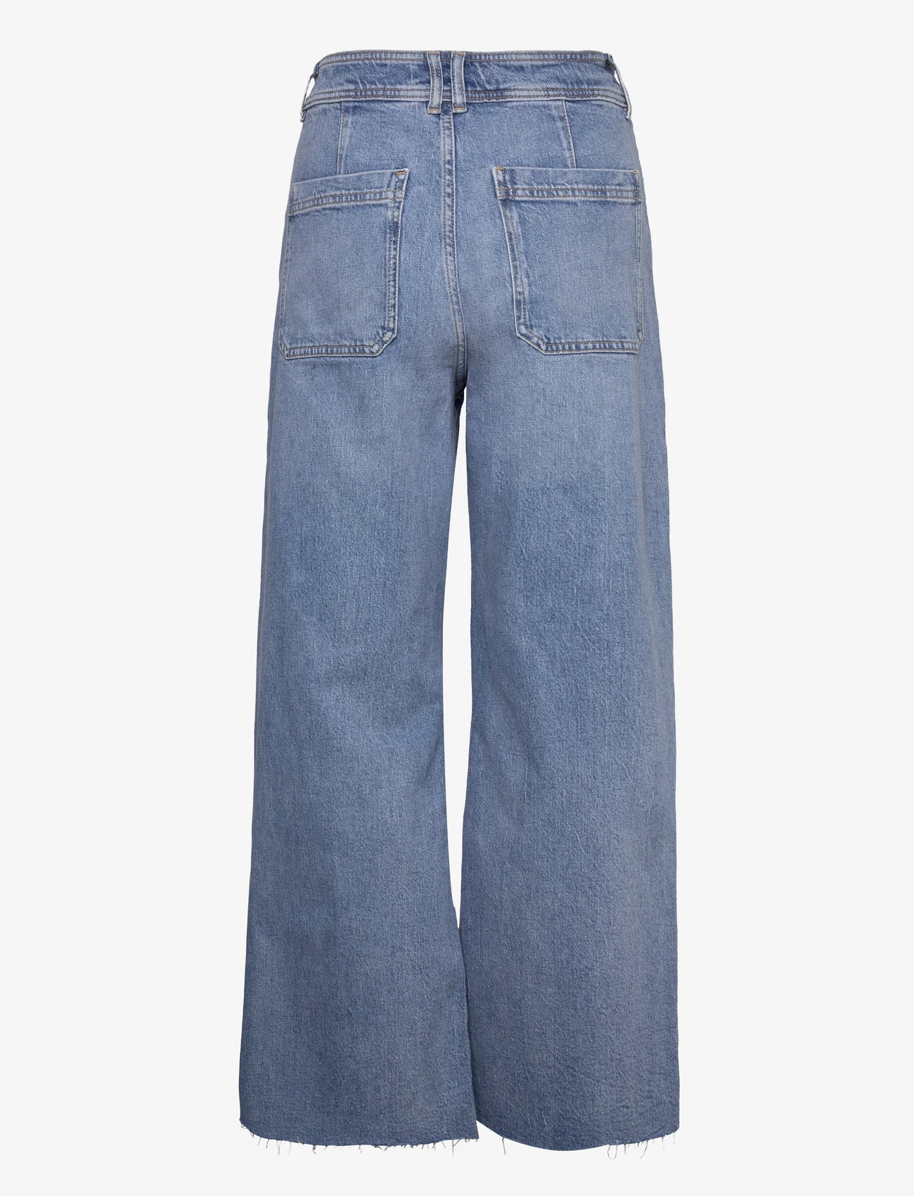 Mango - Jeans culotte high waist - de laveste prisene - open blue - 1