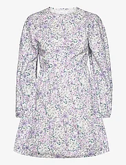 Mango - Flower print dress - festklänningar - lt-pastel purple - 0