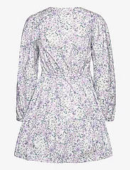Mango - Flower print dress - festklänningar - lt-pastel purple - 1