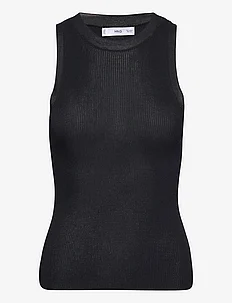 Knitted top with wide straps, Mango