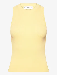 Knitted top with wide straps, Mango