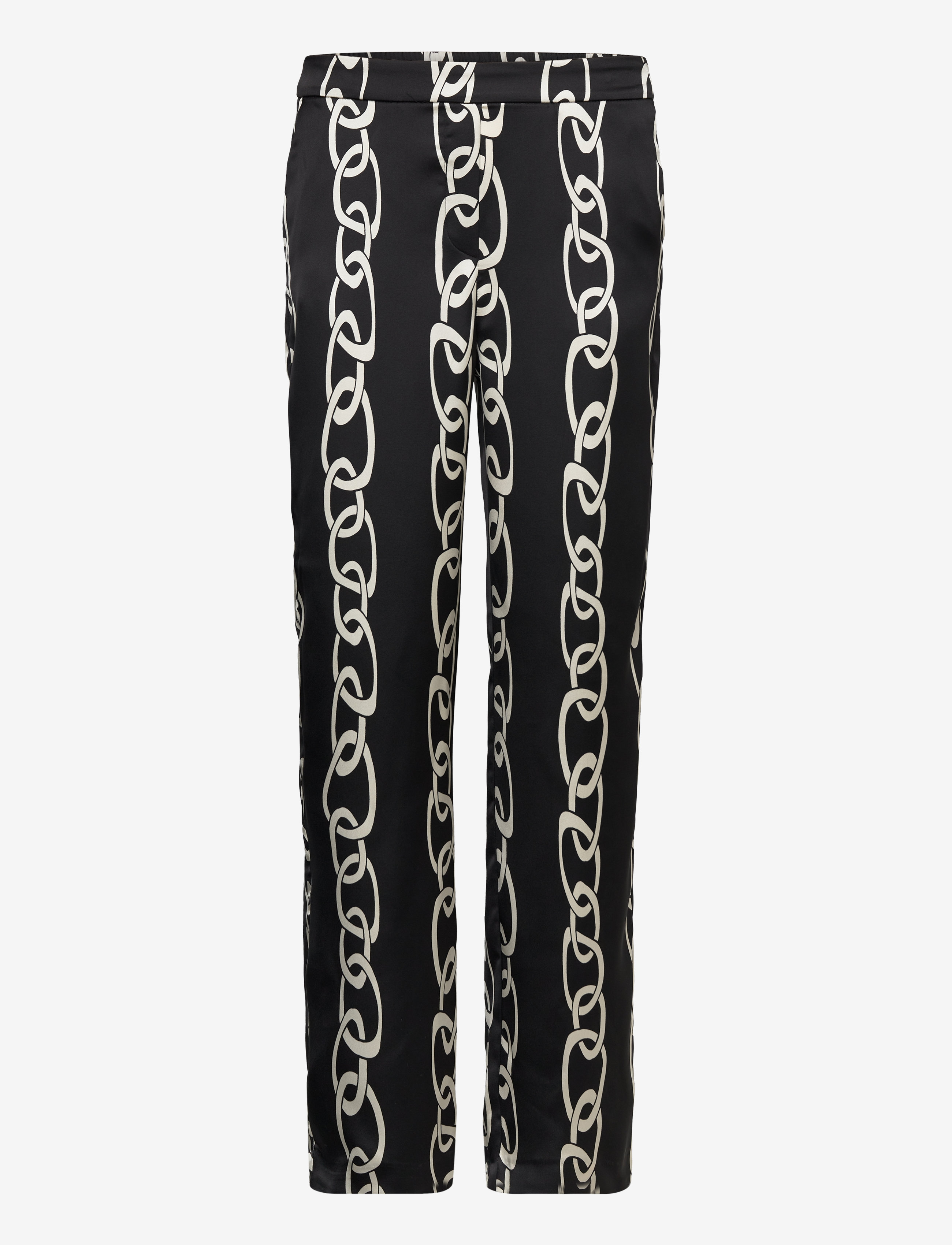 MANGO Chain Print Hosen Schwarz - XS - Damen