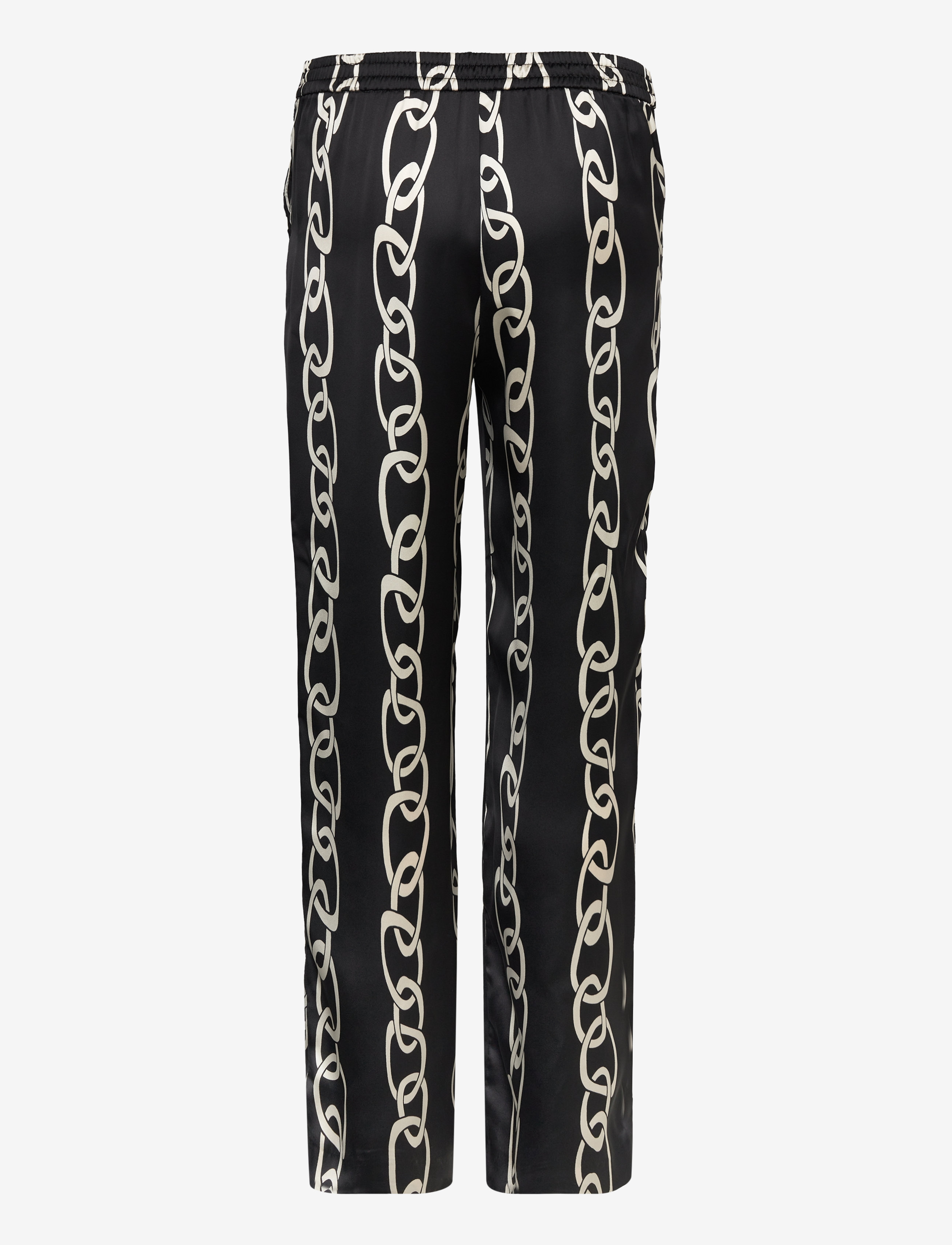 Mango - Chain print trousers - alhaisimmat hinnat - black - 1