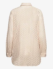 Mango - Crochet shirt - långärmade skjortor - light beige - 1