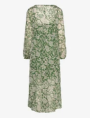Mango - Midi printed dress - skjortekjoler - green - 1