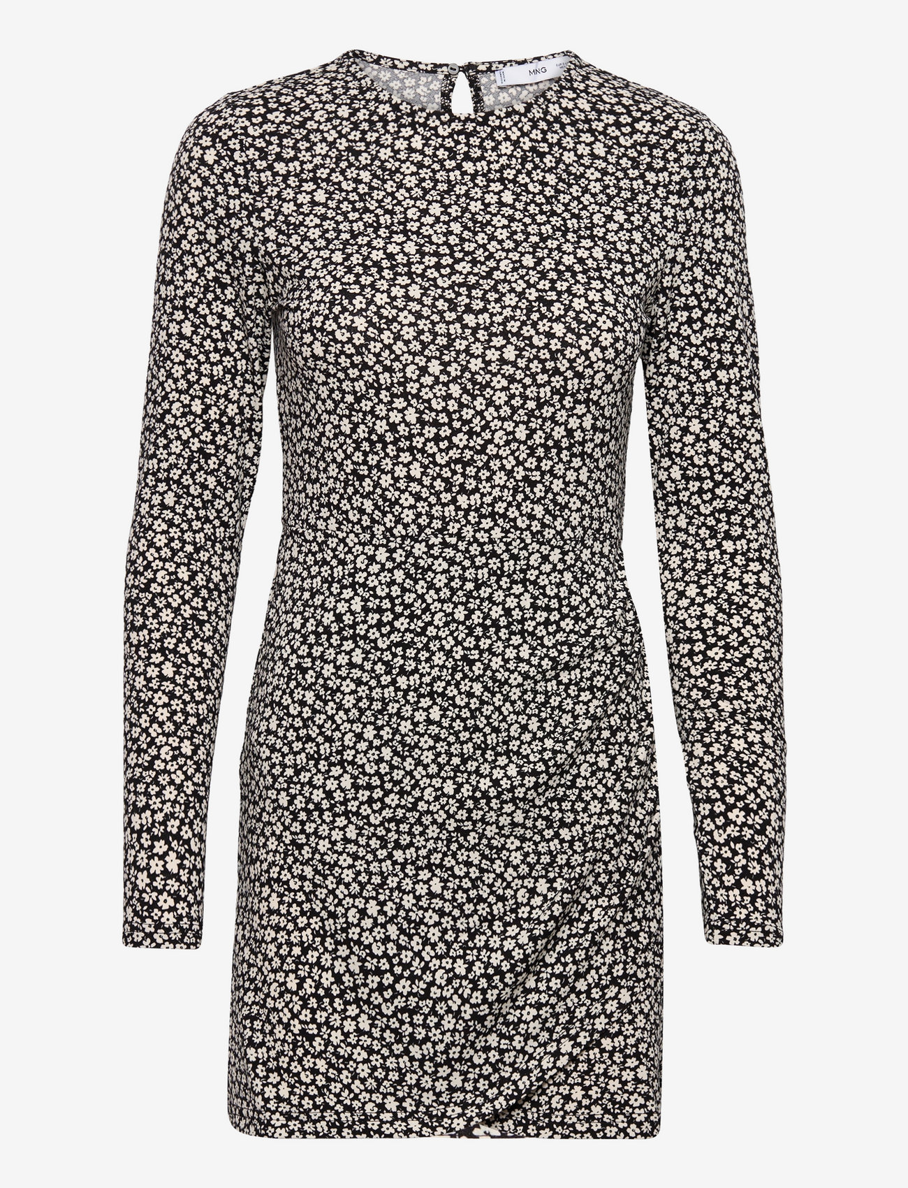 Mango - Flower print dress - laveste priser - light beige - 0