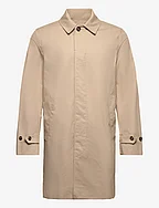 Water-repellent cotton trench coat - LT PASTEL GREY