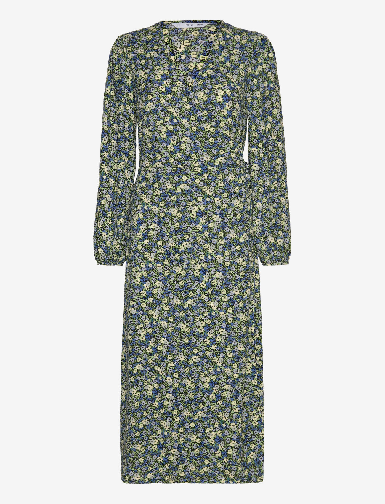 Mango - Printed cut-out detail dress - madalaimad hinnad - medium blue - 0