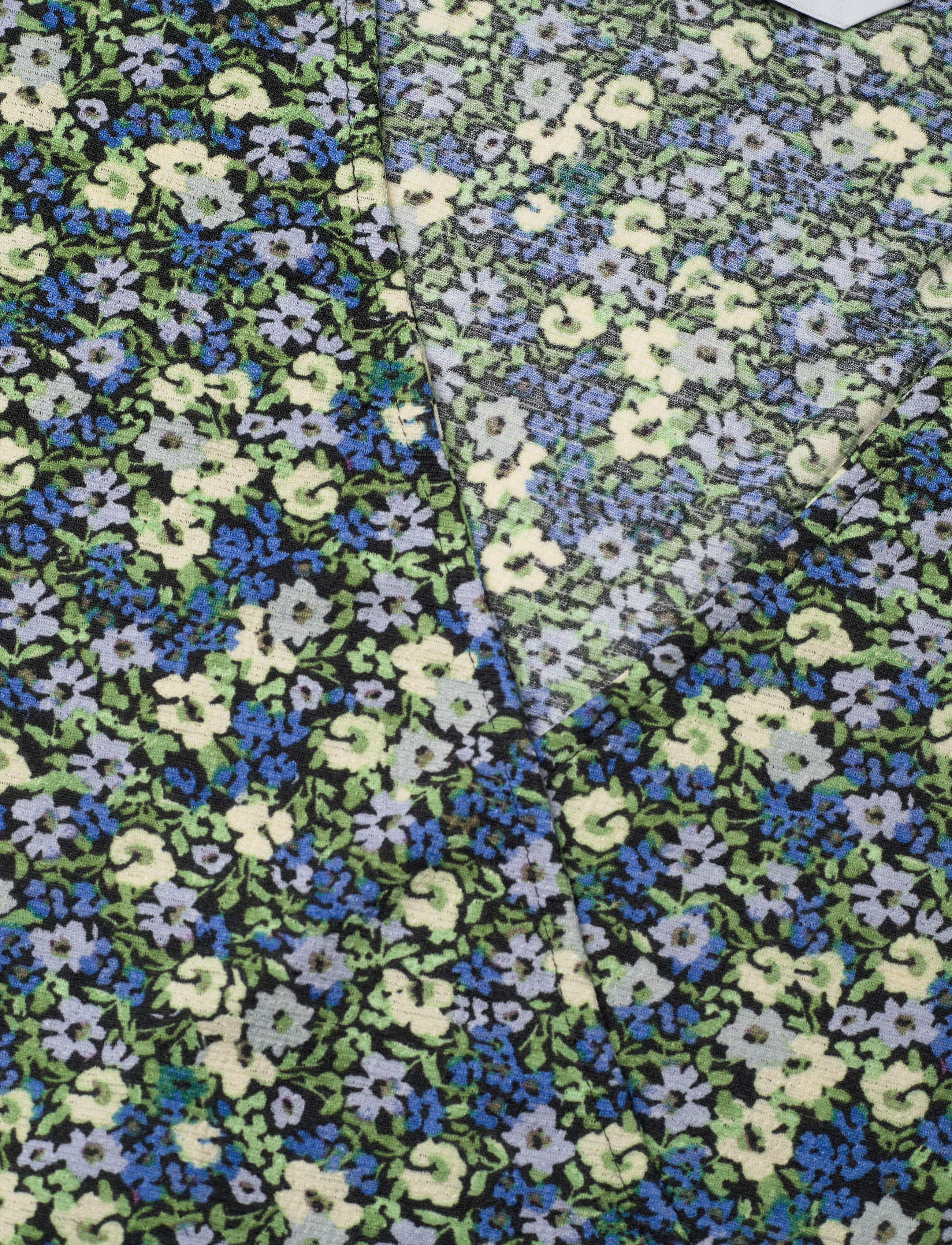 Mango - Printed cut-out detail dress - laveste priser - medium blue - 2