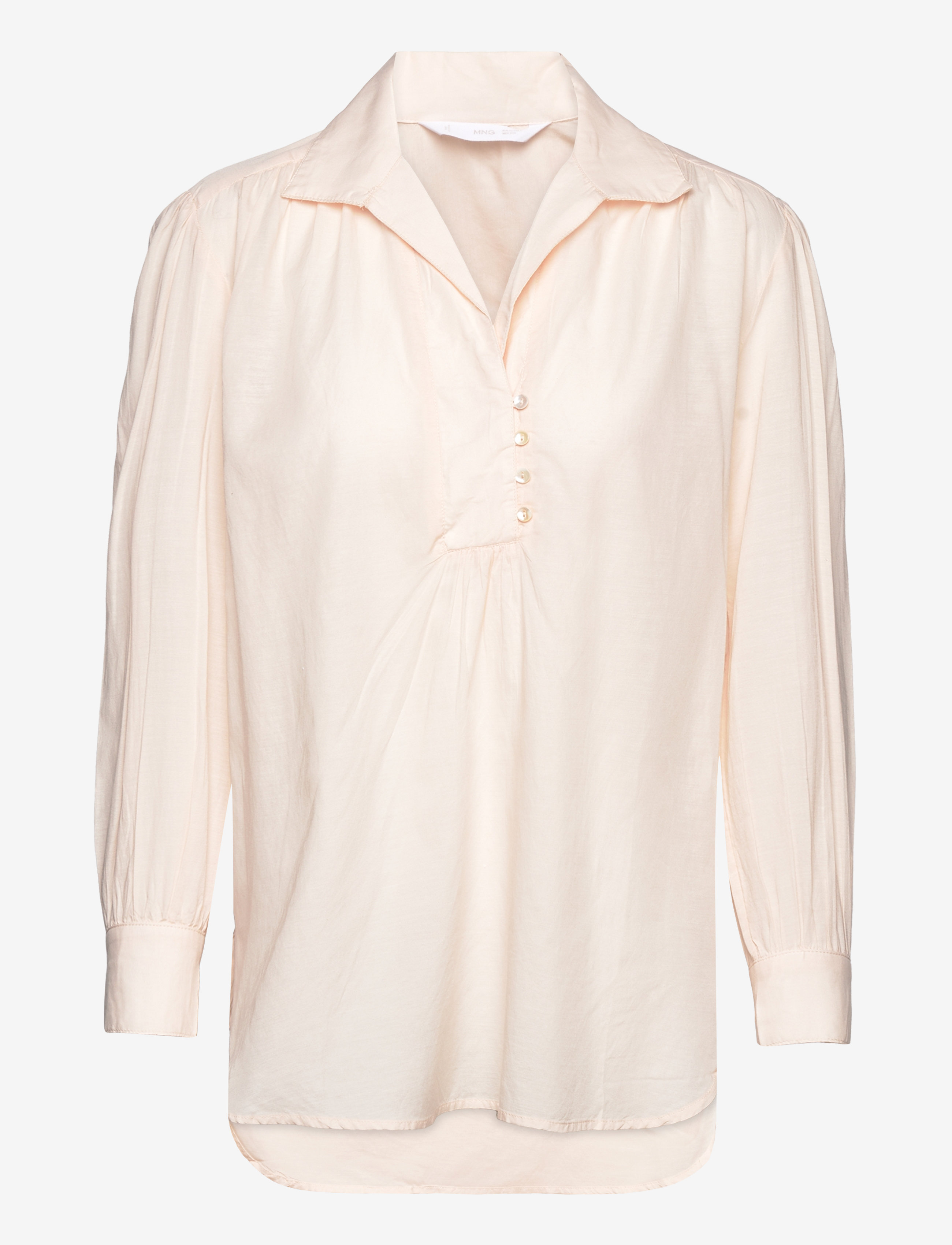 Mango Oversized shirt blouse - Bluser - LT-PASTEL PINK / pink/rose
