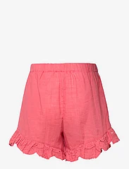 Mango - Embroidered cotton shorts - sweatshorts - bright red - 1