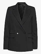 Double-breasted blazer - BLACK