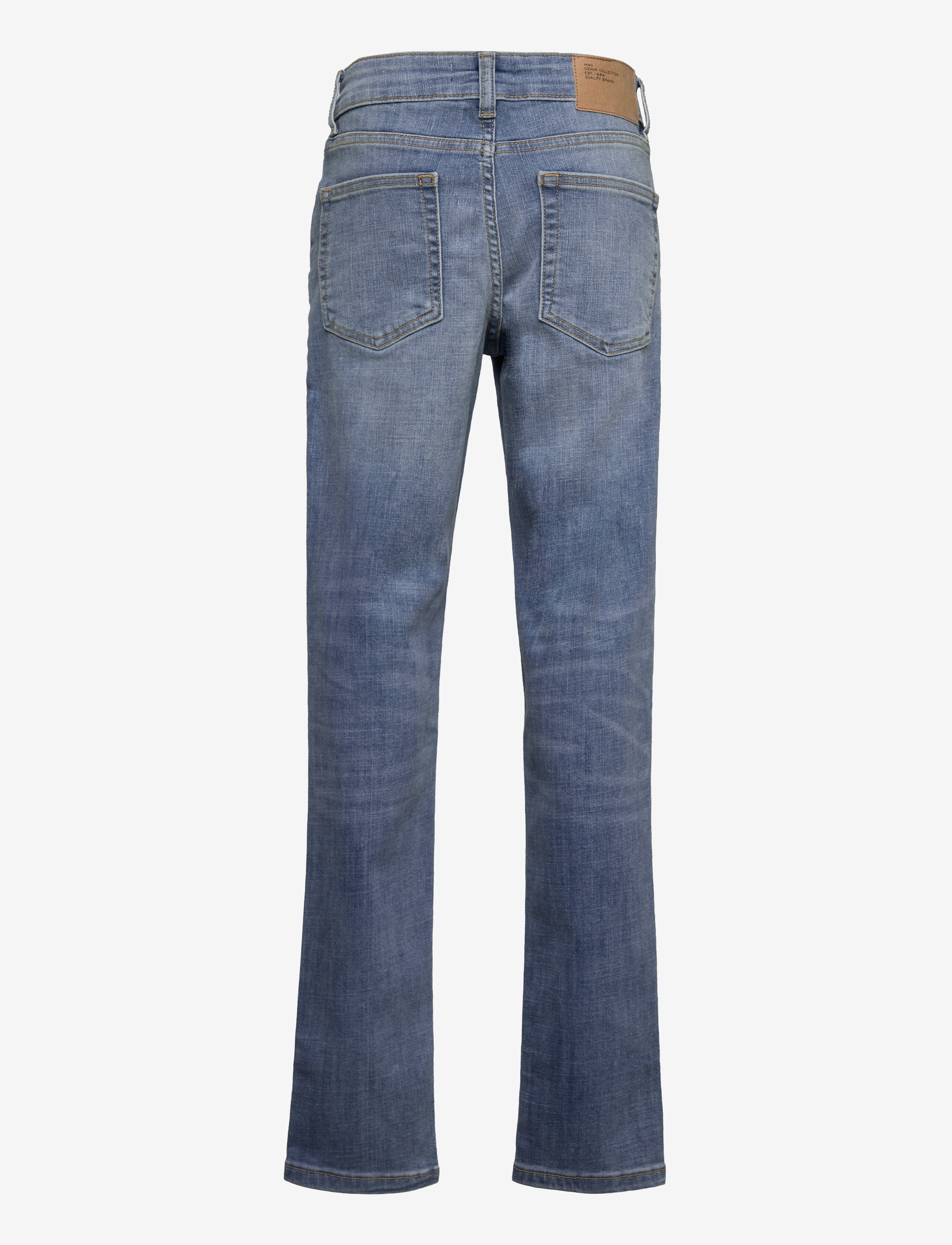 Mango - Slim-fit jeans with buttons - regular jeans - open blue - 1