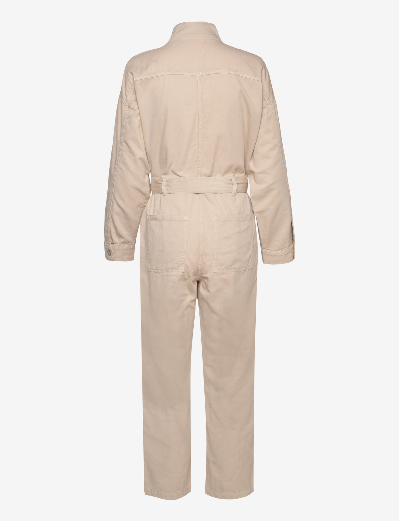 Mango - Denim jumpsuit with bow - naised - light beige - 1