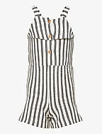 Striped jumpsuit - NATURAL WHITE