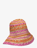 Natural fibre bucket hat - PINK