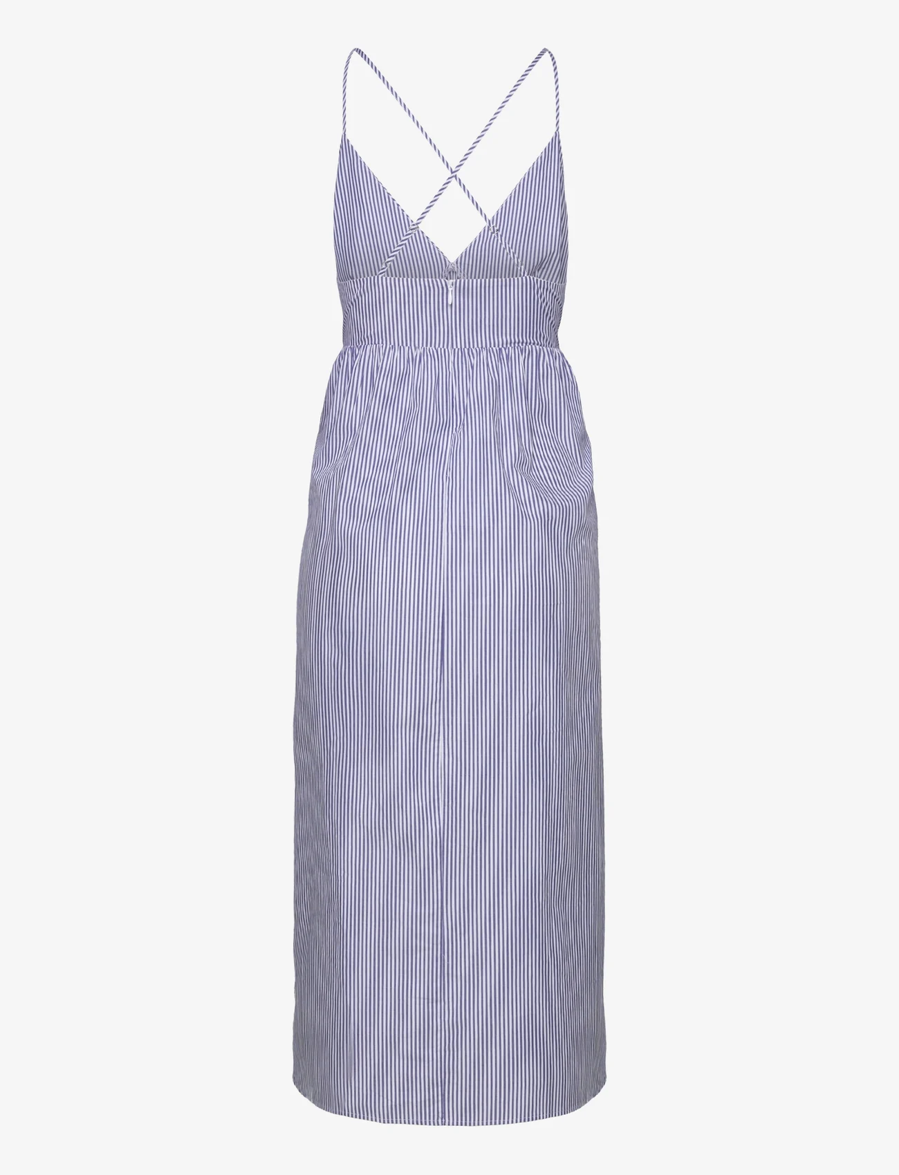 Mango - Cotton cross back dress - slip kjoler - navy - 1