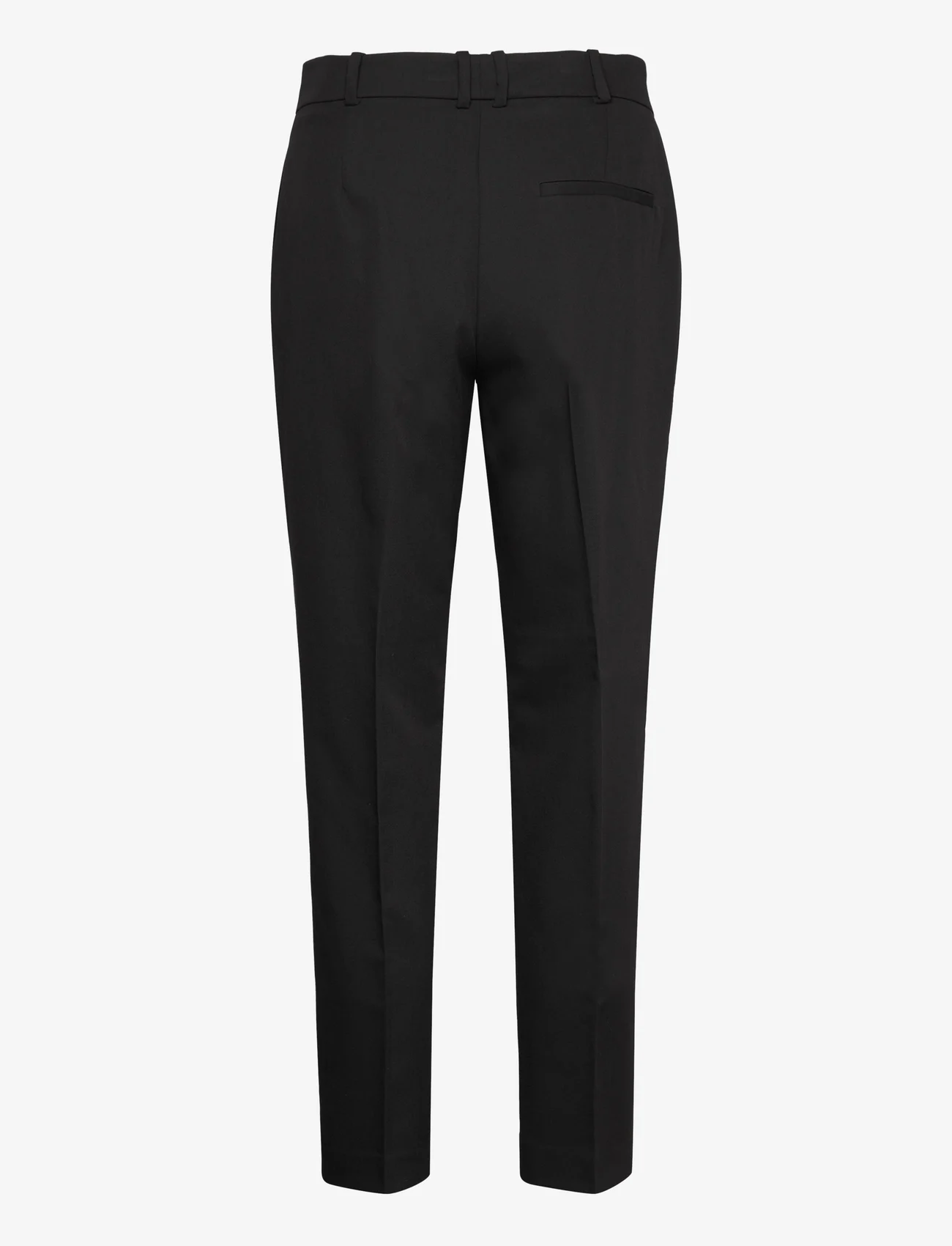 Mango - Straight suit trousers - dressbukser - black - 1