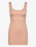 Seamless dress with straps - LT-PASTEL PINK