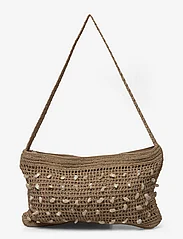 Mango - Crochet bag with shell detail - käsilaukut - light beige - 0