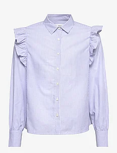 Ruffled cotton shirt, Mango