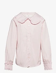 Mango - Double baby-collar shirt - langermede skjorter - pink - 0