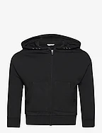 Zipped hoodie - BLACK
