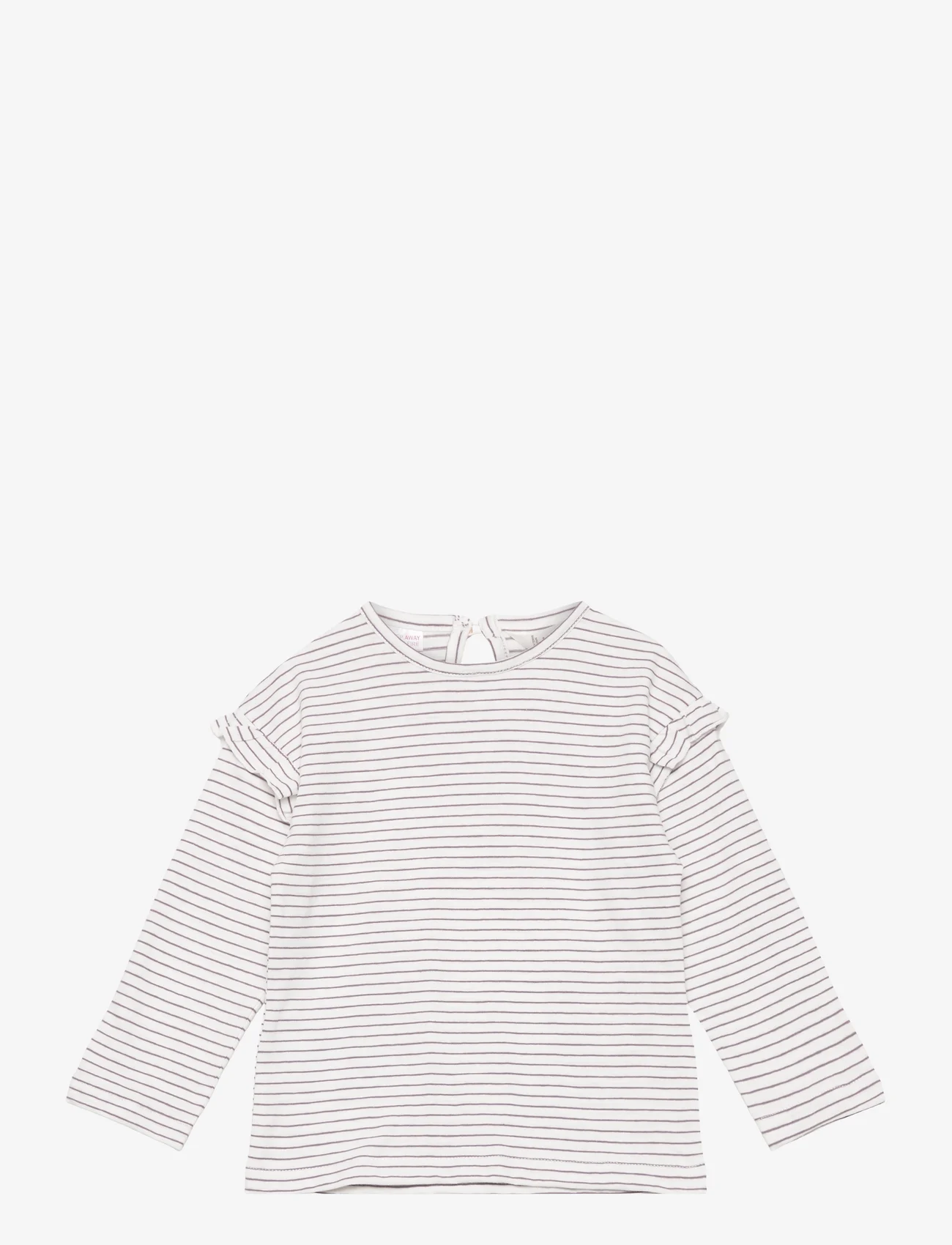 Mango - Striped long sleeves t-shirt - langærmede t-shirts - charcoal - 0