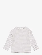 Striped long sleeves t-shirt - CHARCOAL