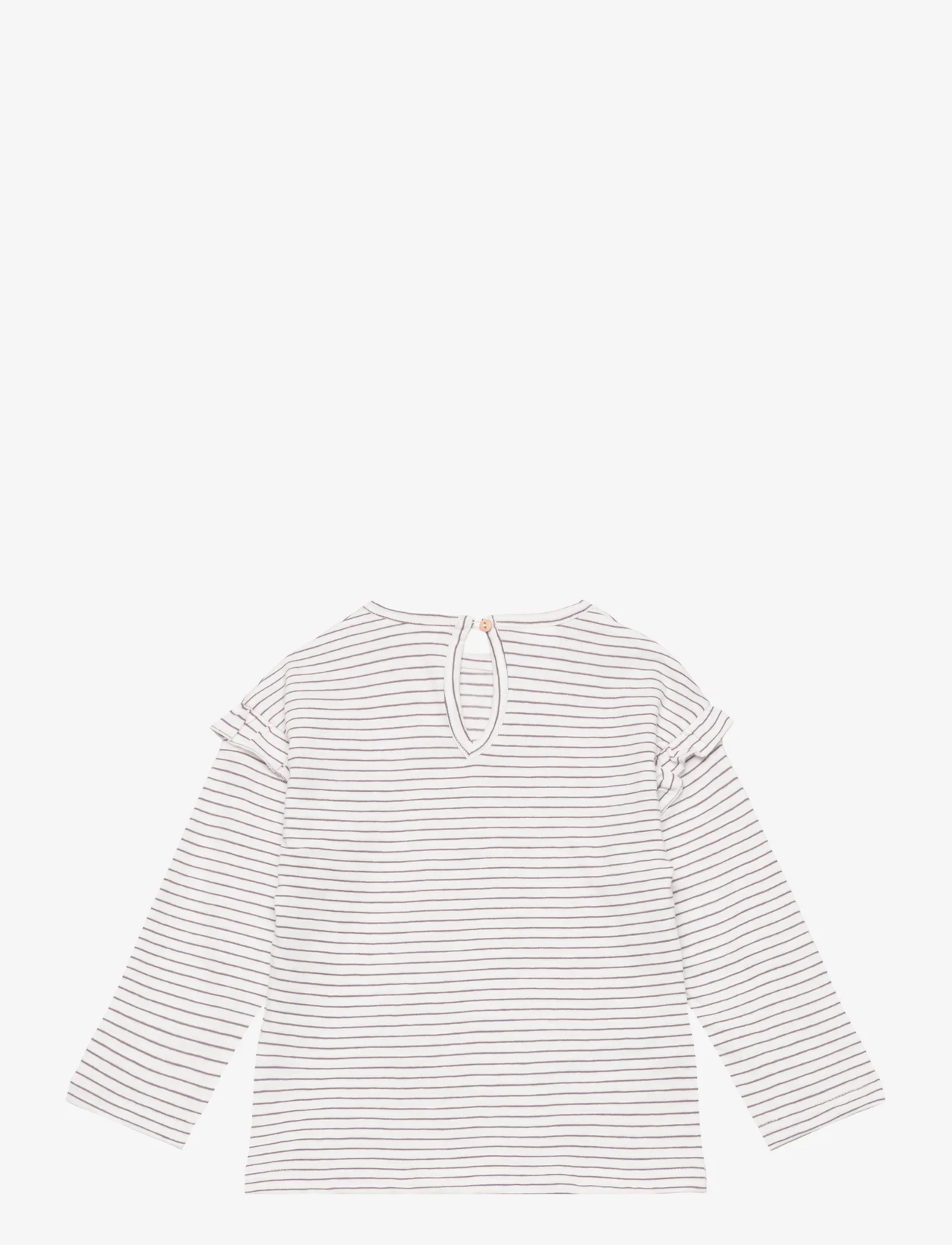 Mango - Striped long sleeves t-shirt - langærmede t-shirts - charcoal - 1