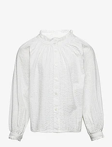 Gathered cotton blouse, Mango