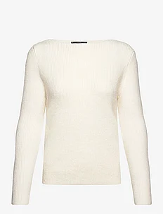 Boat-neck knitted sweater, Mango