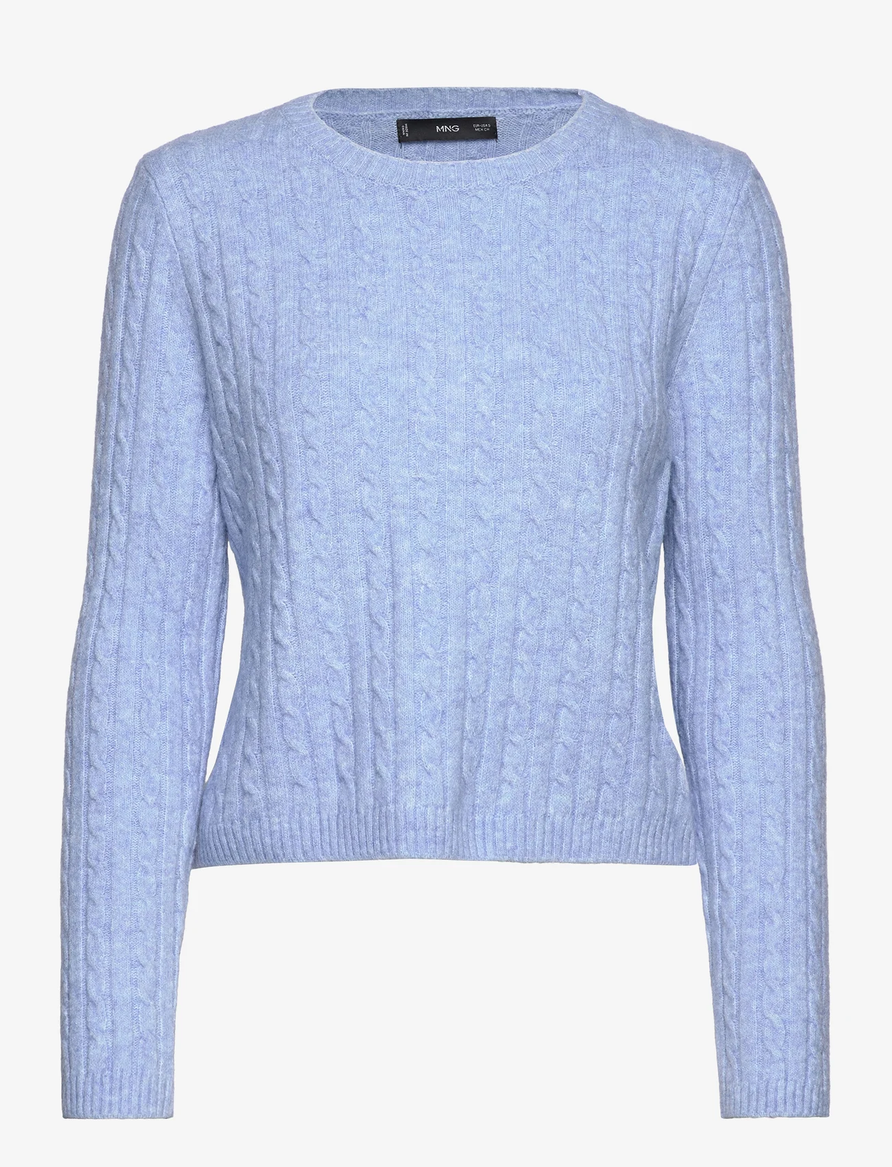 Mango - Cable-knit sweater - alhaisimmat hinnat - silver - 0