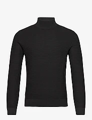 Mango - Structured perkins neck sweater - polokrage - black - 0