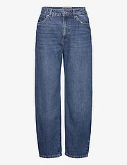 Mango - High-waist slouchy jeans - boyfriend jeans - open blue - 0