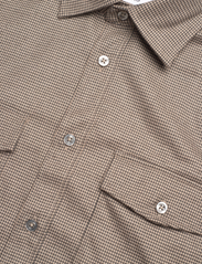 Mango - Chest-pocket cotton overshirt - avslappede skjorter - light beige - 3