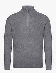 Mango - Ribbed sweater with zip - mænd - medium grey - 0