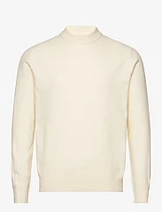 Mango - Wool-blend sweater with perkins collar - rundhalsad - natural white - 0