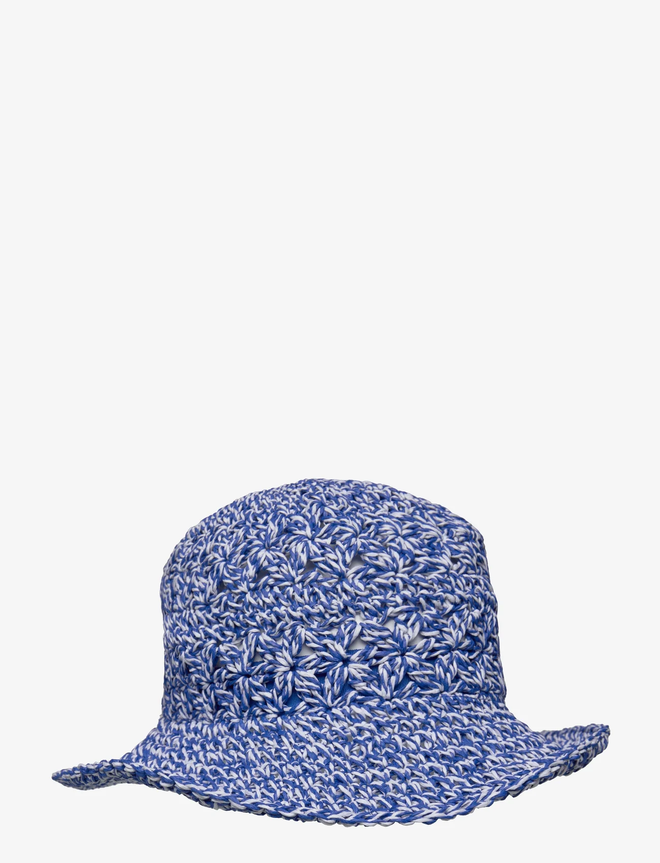 Mango - Two-tone natural fibre hat - lägsta priserna - medium blue - 0