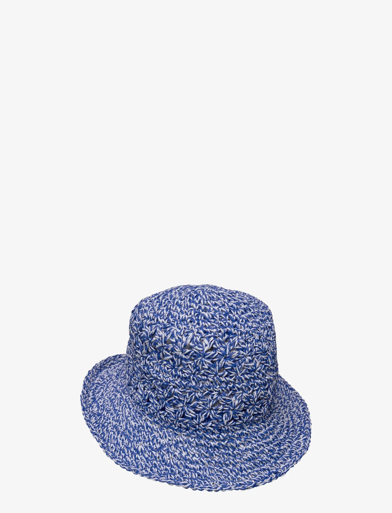 Mango - Two-tone natural fibre hat - lägsta priserna - medium blue - 1