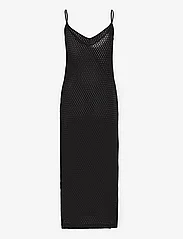 Mango - Long openwork knitted dress - laveste priser - black - 1